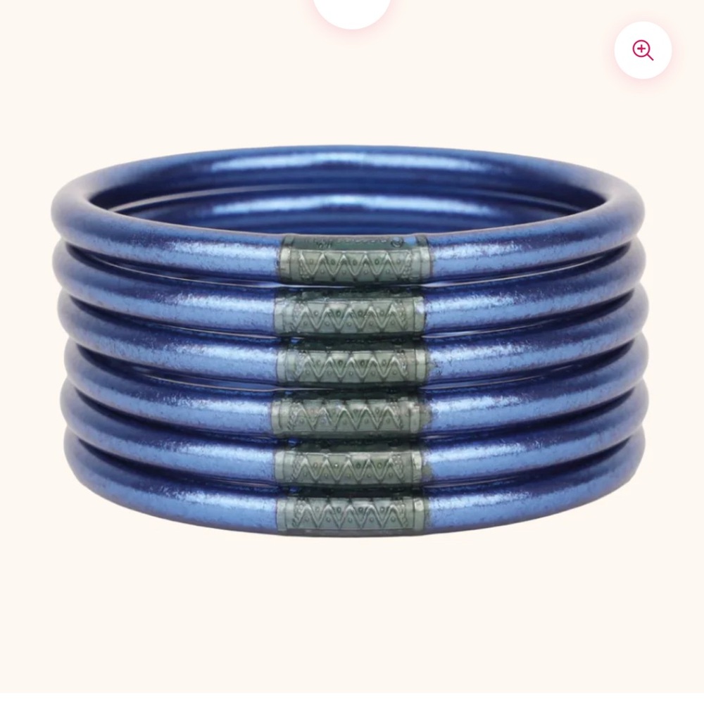 Blue and Green Bangle Set